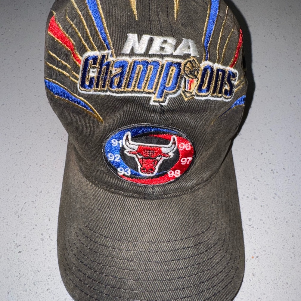 Vintage NBA Champions Cap with Embroidered Logo